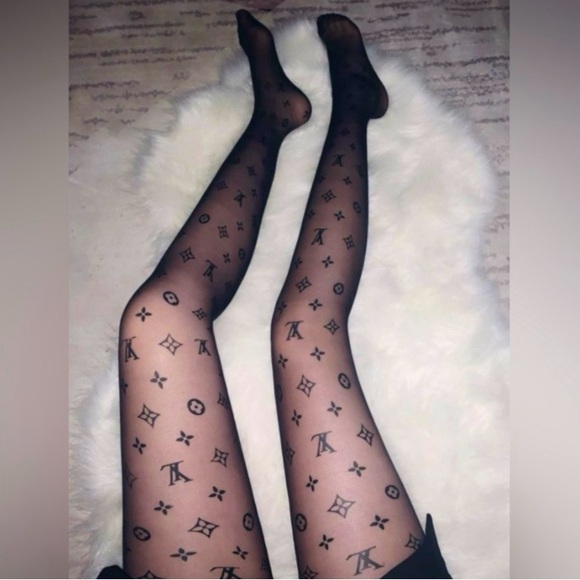 Luxury Print Stockings Tights Pantyhose - Picture 1 of 2